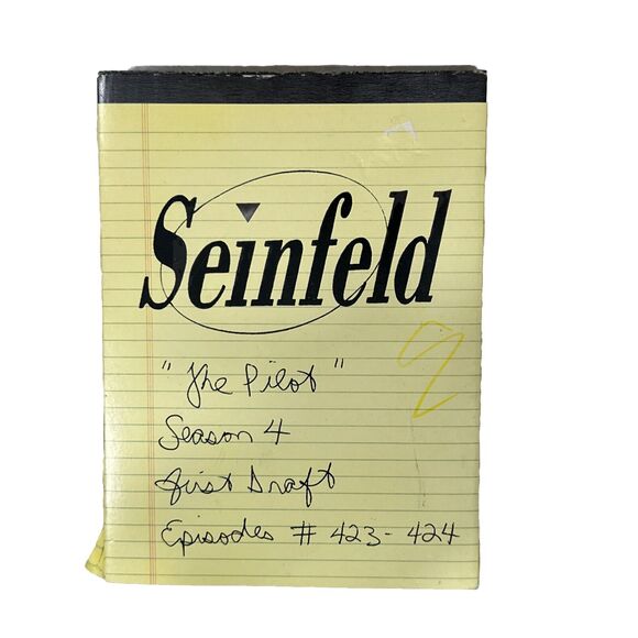 Seinfeld "The Pilot" Season 4 First Draft Episodes 423-424 Script Reproduction - Picture 1 of 8